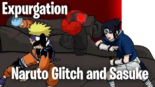 FNF Expurgation but sing Naruto Glitch and Sasuke