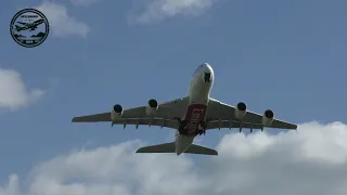 Emirates A380 Saudia Qatar Dreamliner's and plenty more Birmingham Airport action.