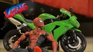 SPIDERMAN STOP MOTION Action Video Trailer for Part 13