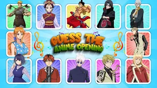 GUESS THE ANIME OPENING [Very Easy - Very Hard] 100 Openings🔊Delicious in Dungeon😍Dragon Ball Z🌕