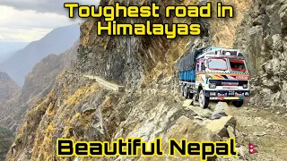 Pure Off-roading Returning from Nilgiri, Myagdi / Toughest Road / Truck Nepal