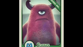 Monsters Inc and Monsters University Scare Cards