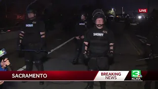 Dozens arrested during protest in East Sacramento