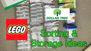 Dollar Tree Lego Storage & Sorting Ideas