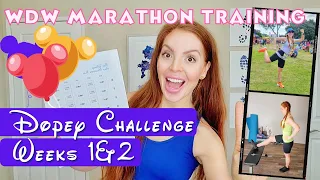 Disney World Marathon Training - Dopey Challenge Weeks 1 and 2