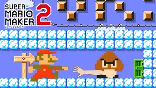 マリオとクリボーが協力プレイ！？【マリオメーカー２】