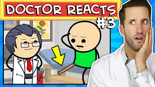 ER Doctor REACTS to Hilarious Cyanide & Happiness Medical Scenes #3