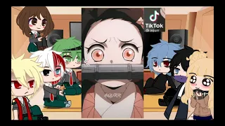 °Algunos de la clase 1-A  y la liga de villanos reaccionan a KNY y manga spoilers° 2/2