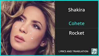 Shakira - Cohete Lyrics English Translation - ft Rauw Alejandro - Spanish and English Dual Lyrics