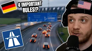 4 Important Rules of the Autobahn (American Reacts)