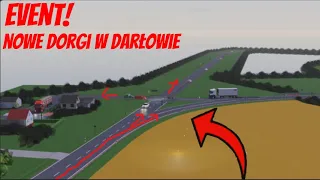 🚗Kolejny EVENT! (#4) Nowe Drogi w Darłowie | Polish Car Driving | Roblox.