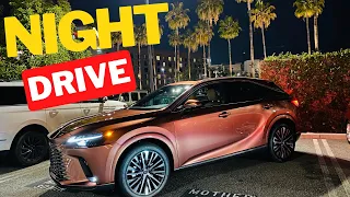 Watch as We Take 2023 Lexus RX 350 for a Night Ride!