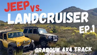 JEEP WRANGLER vs TOYOTA LANDCRUISER ep. 1 - Grabouw 4x4 Route - Off Road Western Cape, South Africa