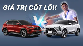 So sánh Mitsubishi Xforce và Toyota Yaris Cross ''650 triệu, chọn xe nào đây?''| Whatcar.vn