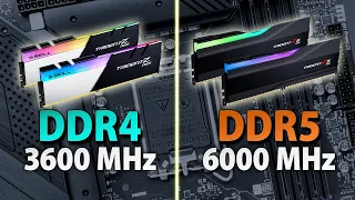 DDR4 vs DDR5 RAM - Test in 8 Games
