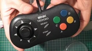 Let's Repair - Ebay Junk - SNK Neo Geo CD Controller - Dodgy D-pad Fix And Refurb