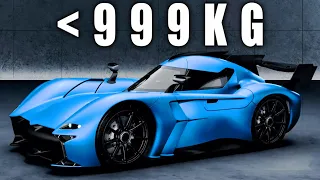 15 Lightest Supercars and Hypercars 2022-2023
