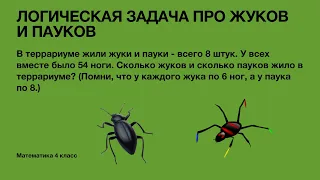 Логическая задача высокого уровня сложности. Объяснение решения. 4 класс.