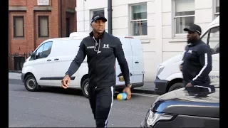 ITS ON! - ANTHONY JOSHUA ARRIVES IN LONDON FOR JOSEPH PARKER PRESS CONFERENCE / JOSHUA v PARKER