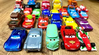 Looking for Disney Pixar Cars: Lightning McQueen, Jackson Storm, Fillmore, Francesco, Finn McMissle