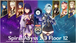 「 Spiral Abyss 2.3 」Floor 12 : Raiden National and Eula's Deadly Tango