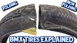 BMX Tires EXPLAINED | Folding vs Non Folding