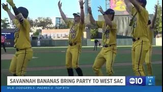 Savannah Bananas | World's most entertaining baseball team brings the party to West Sacramento