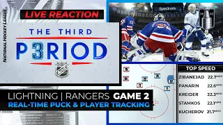 Tampa Bay Lightning vs New York Rangers Game 2 | Third Period Live Show | NHL Playoffs 2022