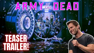 Zack Snyder's Army Of The Dead Official Teaser Trailer Reaction!