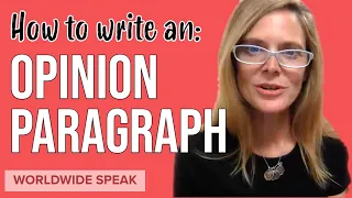 How to Write an Opinion Paragraph | English Writing Skills | 2020