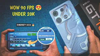CONSTANT 90 FPS 😍 | INFINIX GT 10 PRO BGMI TEST WITH FPS METER | GYROSCOPE | BATTERY | HEATING TEST