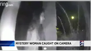 Mystery woman caught on camera