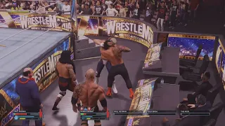 WWE 2K24 Roman Reigns WWE Cody Rhodes Undisputed Universal Title Bloodline Rules Wrestlemania 40