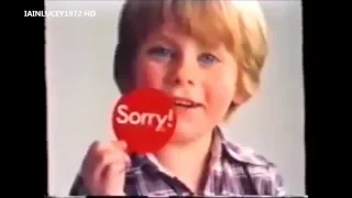 SORRY board game TV ADVERT 1978  THAMES TELEVISION HD 1080P   childhood memories  playing games toge