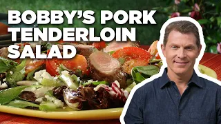 Bobby Flay's Grilled Pork Tenderloin Salad | Grill It! with Bobby Flay | Food Network