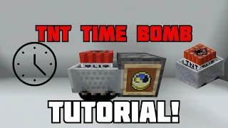 Minecraft Simple Tnt Time Bomb Tutorial