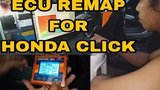 How to Remapping  ECU stack for Honda Click 125i #ECU #10700RPM