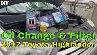 How To Change Engine Oil On Toyota Highlander 3.5L V6 Full Guide