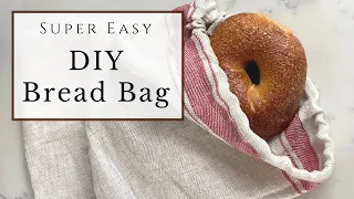 How to Sew a Bread Bag in less than 1 Hour