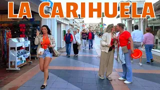 La Carihuela Torremolinos | Holland Day Koningsdag | Relaxing Walking Tour [4KHD 60FPS] Spain Spring