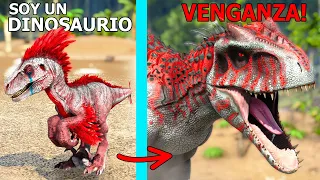 LA HISTORIA DEL PEQUEÑO DINOSAURIO RAPTOR PIMIENTA! SOBREVIVO para vengarme! ARK Soy un Dinosaurio