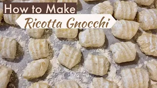 How to Make Ricotta Gnocchi || Cara Di Falco || Cara's Cucina