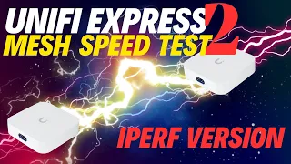 Unifi Express SpeedTest using iPerf