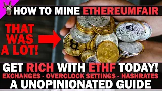 How to mine EthereumFair | ETHF mining overclock settings | Exchange Ethereum Fair