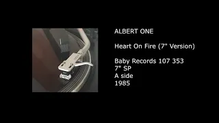 ALBERT ONE - Heart On Fire (7'' Version) - 1985