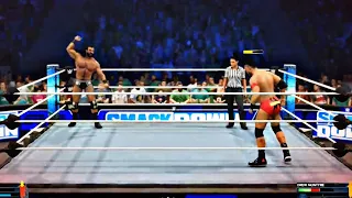 Drew Mcintyre vs LA Knight - Full Match on Smackdown Hindi Commentary (WWE 2K23 Gameplay)