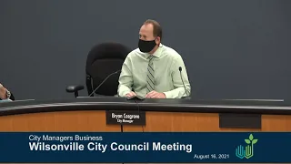 City Council Meeting,  August 16,  2021