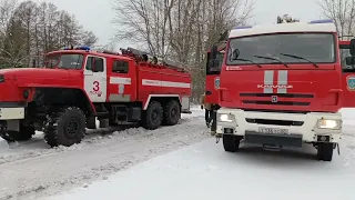 В Пскове прошли пожарно-тактические учения