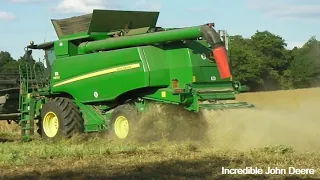 2018 John Deere T670i 9.0 Litre 6-Cyl Diesel Combine Harvester (455HP) Rapeseed Harvesting