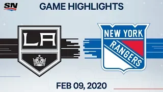 NHL Highlights | Kings vs Rangers – Feb. 09, 2020